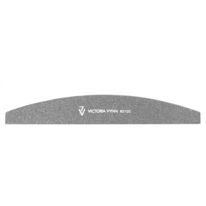 VICTORIA VYNN BLACK CRESCENT NAIL FILE PILNIK PÓŁKSIĘŻYC 80/100