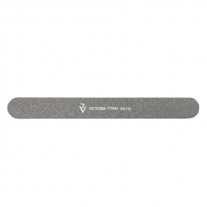 VICTORIA VYNN BLACK STRAIGHT NAIL FILE PILNIK PROSTY CZARNY 80/100