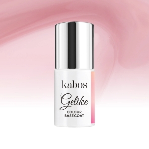 KABOS KOLOROWA BAZA HYBRYDOWA  GELIKE COLOUR BASE COAT 2W1 PINK SKY 8ML