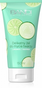 BANDI DELIKATNY ŻEL DO MYCIA TWARZY LIMONKA OGÓREK 150ML 