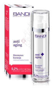 BANDI ANTI AGING KREMOWA KURACJA PRZECIW ZMARSZCZKOM Z 0,2% CZYSTYM RETINOLEM 50ml