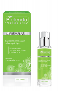 BIELENDA SUPREMELAB SEBIO DERM SPECJALISTYCZNE SERUM SEBO-REGULĄCE 30ML