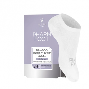 PHARM FOOT BAMBUSOWE SKARPETKI POZABIEGOWE Z JONAMI SREBRA ROZMIAR 35-40