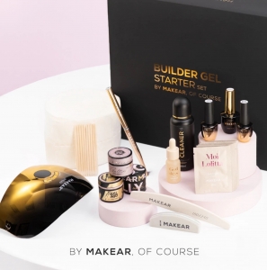 MAKEAR BUILDER GEL STARTER ZESTAW STARTOWY Z LAMPĄ