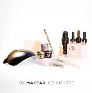 MAKEAR BUILDER GEL STARTER ZESTAW STARTOWY Z LAMPĄ