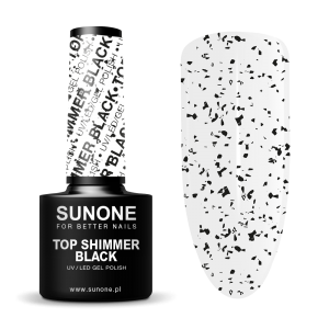 SUNONE TOP SHIMMER BLACK