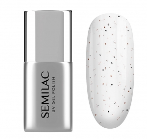 SEMILAC TOP COAT TERAZZO (PINK AND BROWN SPRINKLES) T24 - 7ml