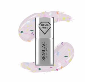 SEMILAC TOP COAT NO WIPE MATTE VIOLET GALAXY T27 - 7ml