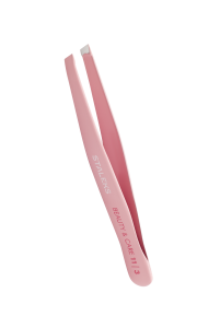 STALEKS BEAUTY & CARE EYEBROW TWEEZERS 11/3 PINK PĘSETA DO BRWI RÓŻOWA TBC-11/3