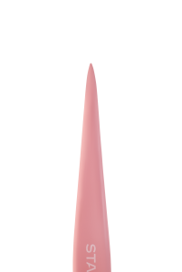 STALEKS BEAUTY & CARE EYEBROW TWEEZERS TE-11/5 PINK PĘSETA DO BRWI RÓŻOWA