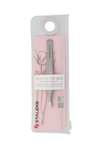 STALEKS BEAUTY & CARE EYEBROW TWEEZERS 30/3 KOMFORTOWA PĘSETA DO BRWI TBC-30/3