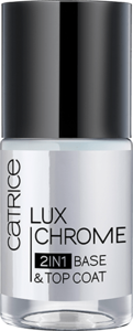 CATRICE LUX CHROME 2IN1 BASE & TOP COAT BAZA I LAKIER NAWIERZCHNIOWY 