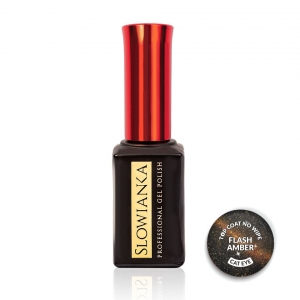SŁOWIANKA NAILS TOP COAT NO WIPE FLASH CAT EYE 10 g