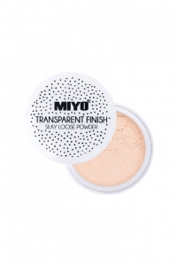 MIYO TRANSPARENT FINISH LOOSE POWDER TRANSPARENTNY SYPKI PUDER 