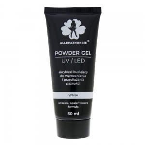 ALLEPAZNOKCIE AKRYLOŻEL BUDUJĄCY POWDER GEL UV LED 50ML